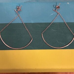 Elegant Silver Hoop Earrings